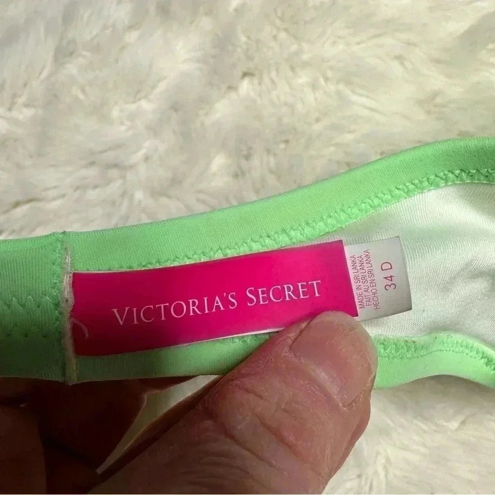 Victoria’s Secret Strapless Bra Gems Green Size 34D - Picture 12 of 16